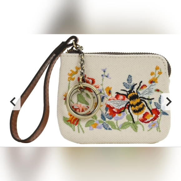 Patricia Nash Rhea Tote with Mini Cassini Wristlet Hangoff - Picture 5 of 13